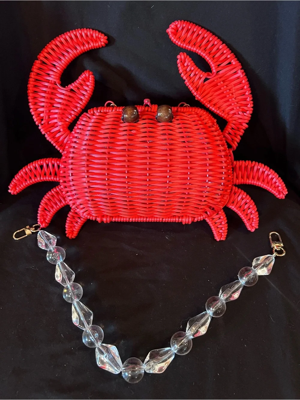 Tommy Bahama Red Crab Crossbody Bag